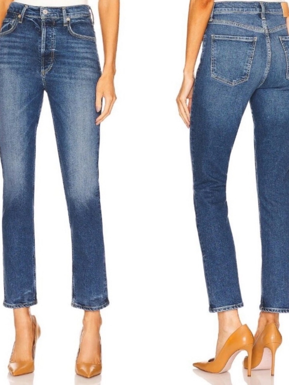 Citizens Of Humanity Classic High-Rise Indigo Straight Jeans